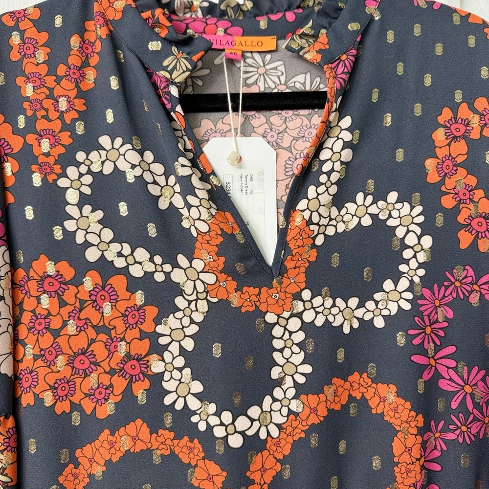 Vilagallo Women's Floral Top - Multicolor